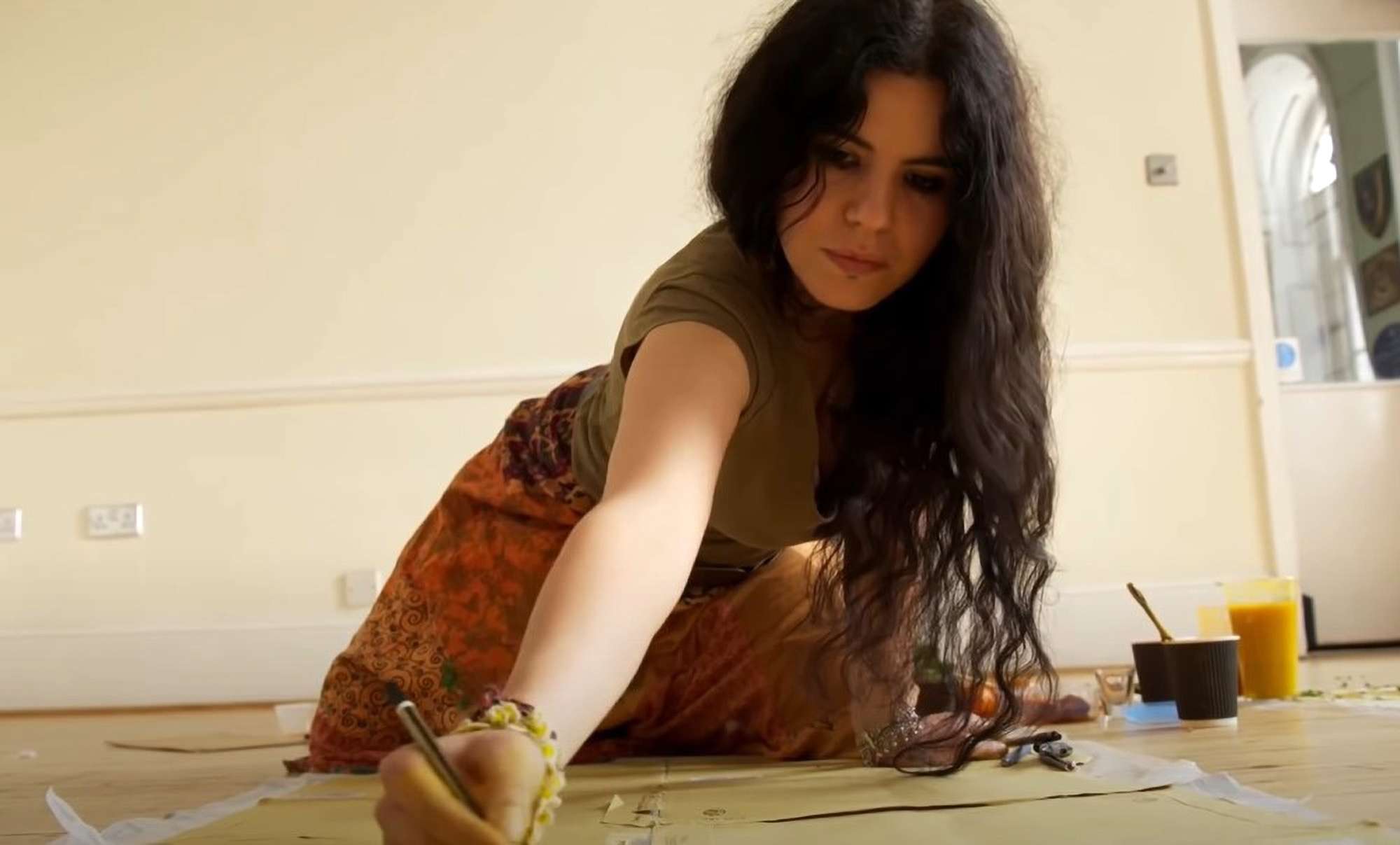 Kurdish Artist Painted In Jail With Menstrual Blood